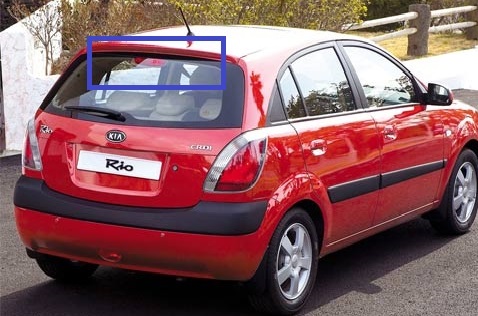 Дополнительный стоп-сигнал на Kia Rio II
