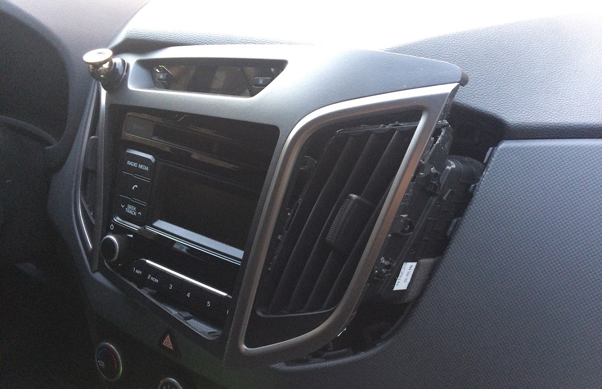 Снятие и установка автомагнитолы Hyundai Creta